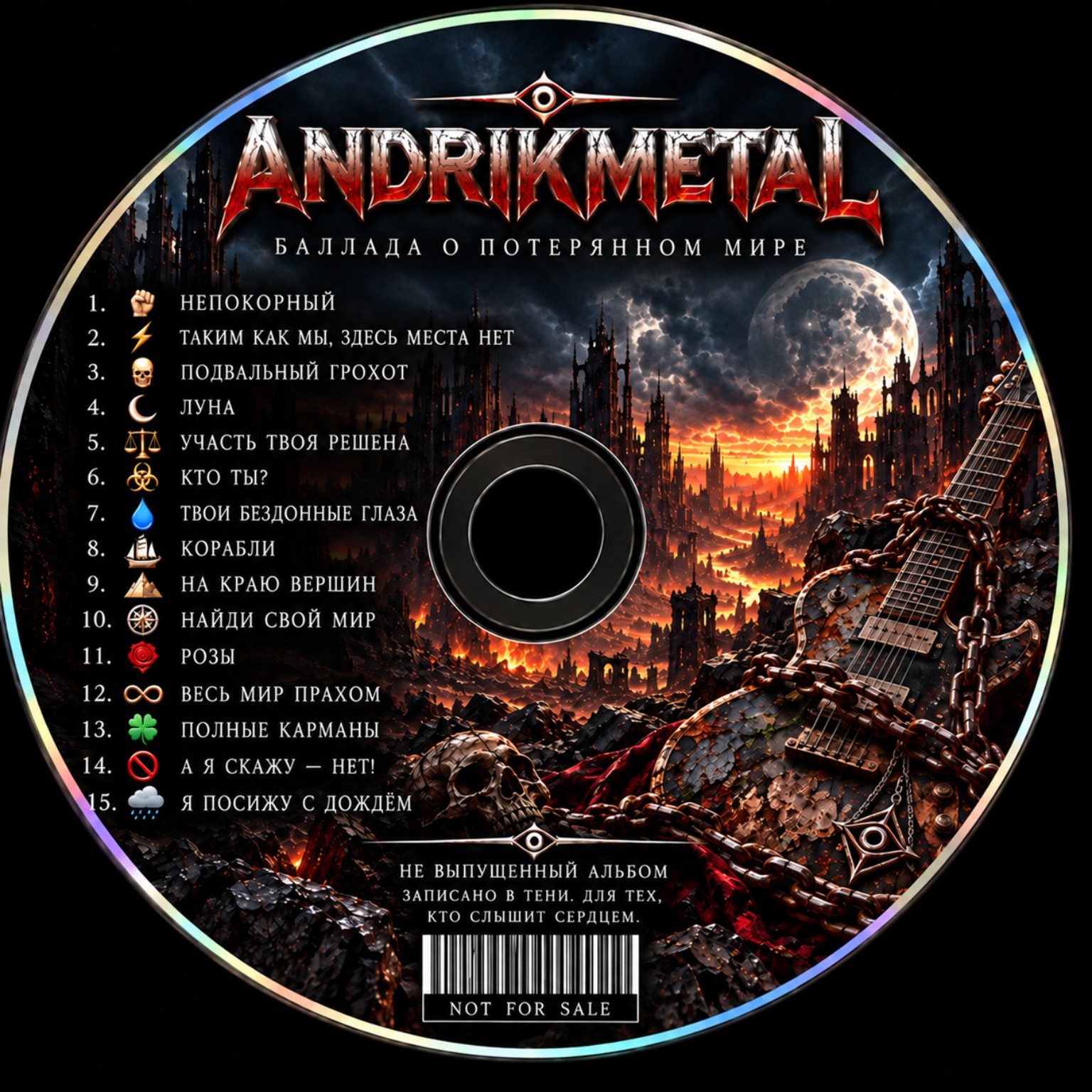 ANDRIK METAL — Баллада о потерянном мире · 15 каверов